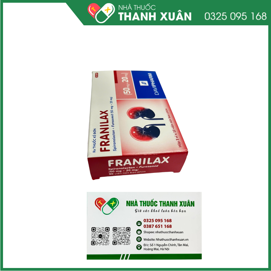 Franilax điều trị cao huyết áp
